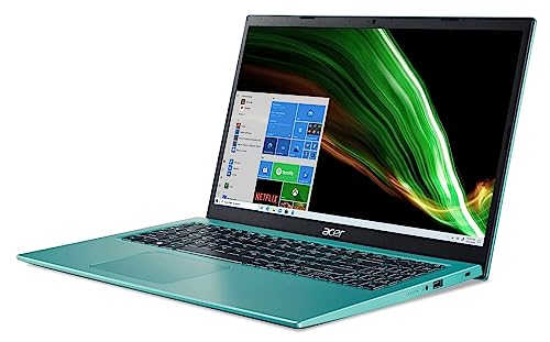 Acer Aspire 3 Laptop (15.6" FHD, Intel Core i3-1115G4, 20GB RAM, 512GB SSD, UHD Graphics), Home & Education, 9.5-Hr Long Battery Life, Wi-Fi 5, Webcam, Bluetooth, IST HDMI, Win 11 Home, Teal Blue