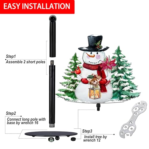 Snowman Paper Towel Holder Meatal, Green Paper Towel Holder Stand Lage, Snowman Christmas Decorations Indoor Home Kitchen Bathroom Decor (6.7*6.7*13.4inch) Winter Farmhouse Bathroom Countertops Decor