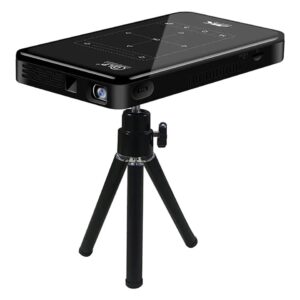 dlp p09-ii full hd projector android 9.0 ddr4 2gb 32gb mini portable 4k wifi bt4.2 4000ma battery video beamer home cinema