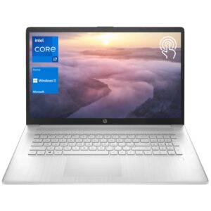 hp 2023 latest premium laptop, 17.3" hd+ touchscreen, 13th gen intel core i7-1355u, 64gb ram, 1tb pcie ssd, webcam, fp reader, wi-fi 6, windows 11 home