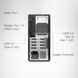 Dell Inspiron 3020 Desktop PC Computer Tower 2023 | 13th Gen Intel Core i7-13700F, 64GB DDR4 RAM, 1TB NVMe M.2 PCIe SSD + 3TB HDD, NVIDIA GeForce GTX 1660 Super 6GB GPU, Windows 11 Home