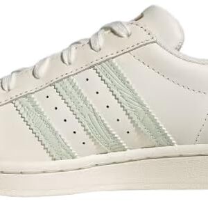 Adidas Woman's Superstar W, Cloud White/Linen Green, 7.5 M