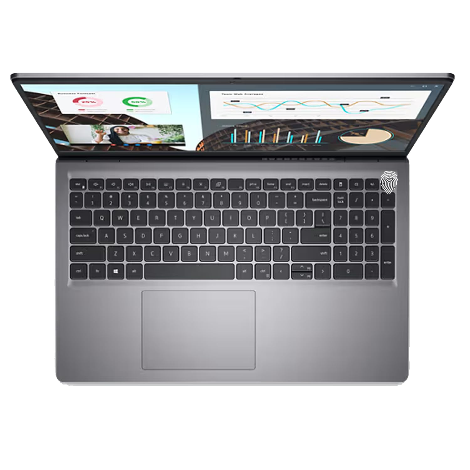 Dell Vostro 3000 Series 3530 Business Laptop, 15.6” FHD 120 Hz Display, Intel i5-1355U Processor, 16GB RAM, 512GB SSD, Numeric Keypad + Backlit KB, Webcam, Fingerprint Reader, Windows 11 Pro, Gray