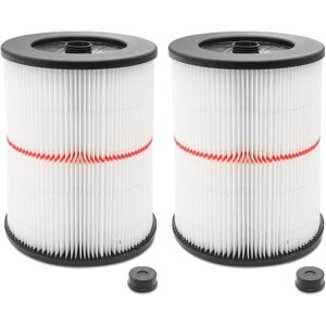 2 pack replacement filter for shop vac craftsman 17816 cartridge filter for 9-17816 craftsman filter wet dry vac filter fit 5/6/8/12/16/32 gallon & larger vacuum cleaner
