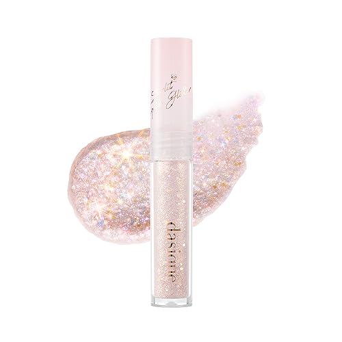 dasique Starlit Jewel Liquid Glitter (04 Rose Quartz) | Twinkle Glitter Shadow | Long-lasting | Multi-dimensional sparkle finish | Quick drying | Multipurpose