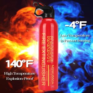 Fire Extinguisher with Mount - 5-in-1 Small Fire Extinguisher for Home Portable Car Fire Extinguisher, Home Water-Based Fire Extinguishers Fire (2 Pack)