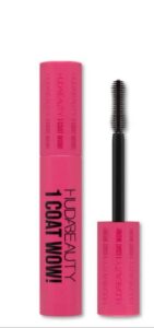 huda beauty 1 coat wow! extra volumizing and lifting mascara - very vanta (extreme black)