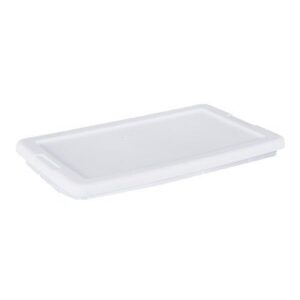 m02001 sterilite 6 qt. storage box replacement lid only sterilite 1642 shoe box lid only