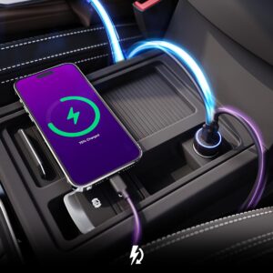 JOURNEY 60W USB C Car Charger, PD 3.0 Fast Charge Dual Port (30W Each) USB Type C, Compact & Portable Design, Compatible with Various Devices Including Samsung Galaxy, Pixel, and More.