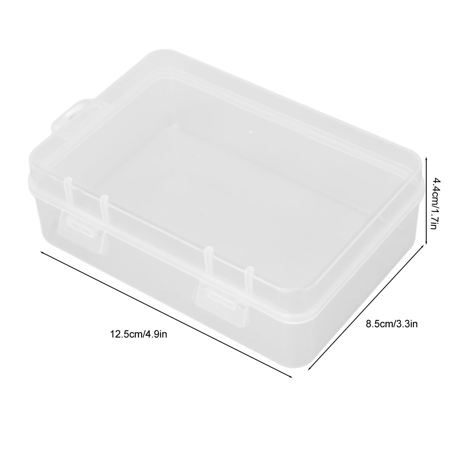 Mini Transparent Container Box Small Clear Dustproof PP Safe Multifunctional Rectangular Jewelry Storage Box Makeup Products