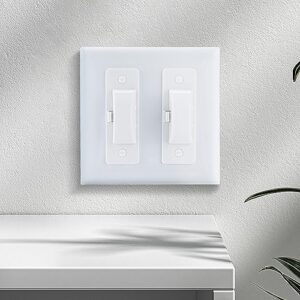 Switch Cover-Light Switch Cover-Light Switch Cover Guard-Light Switch Guard-Light Switch Cover Child Proof-Child Proof Light Switch Cover(White,1pc)