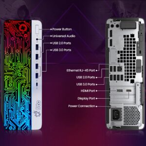 BTO RGB Gaming PC and Monitor Bundle - Intel Core i5-6th Gen, 16GB DDR4 Ram, 512GB SSD, NVIDIA GT 1030 2GB GDDR5, New 22 Inch Monitor - Windows 10 Pro - Computer Tower Setup for pc Gamer (Renewed)