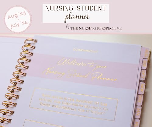 The Nursing School Planner, The Essential Nursing Student Planner, Student Nurse, Nursing Student Essential Student Gifts August 2023 - Nursing Academic Planner - Nursing School Essentials, Weekly