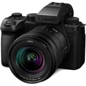 Panasonic Lumix S5 IIX Mirrorless Camera with 20-60mm and 50mm Lenses Kit (DCS5M2XW/W) + 64GB Memory Card + Filter Kit + Color Filter Kit + Corel Photo Software + DMW-BLK22 Battery + Bag + More