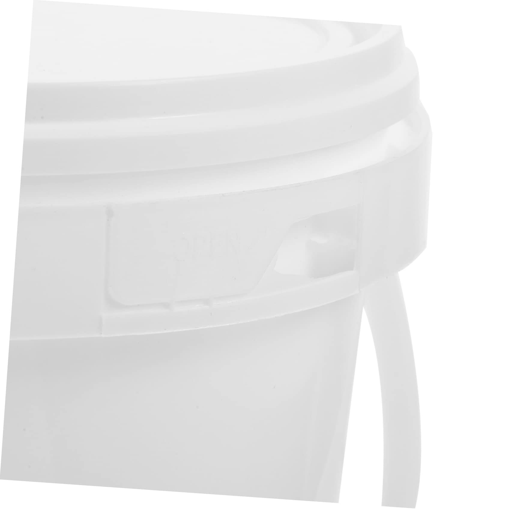 Alipis 2pcs Storage Bucket Containers with Lids Storage Bins Toys Bathtub Plastic Ice Buckets White Storage Bin Plastic Water Bucket White Plastic Water Bucket Liquid Holder Child Pp