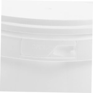 Alipis 2pcs Storage Bucket Containers with Lids Storage Bins Toys Bathtub Plastic Ice Buckets White Storage Bin Plastic Water Bucket White Plastic Water Bucket Liquid Holder Child Pp