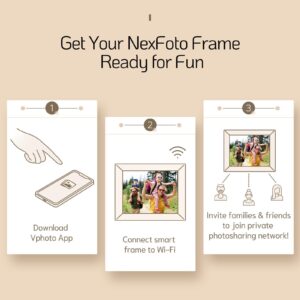 NexFoto 16.7 Inch Extra Large Digital Picture Frame Dual WiFi 32GB Digital Photo Frame HD IPS Touch Screen, Remote Control, Auto-Rotate, Share Photos Video via App & Email, Gift for Grandparents