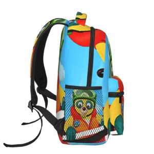 KOVOS Special Anime Agent OSO Laptop Bag Cartoon Backpack Casual Travel Backpacks Daypack For Men Women
