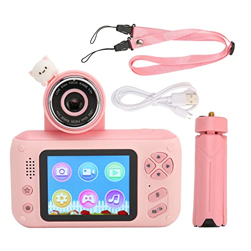 Kids Camera, HD Digital Camera with Flip up Lens for Selfie Video, Ideal for 3-8 Years Old Girls Boys on Birthday Christmas Party as Gift