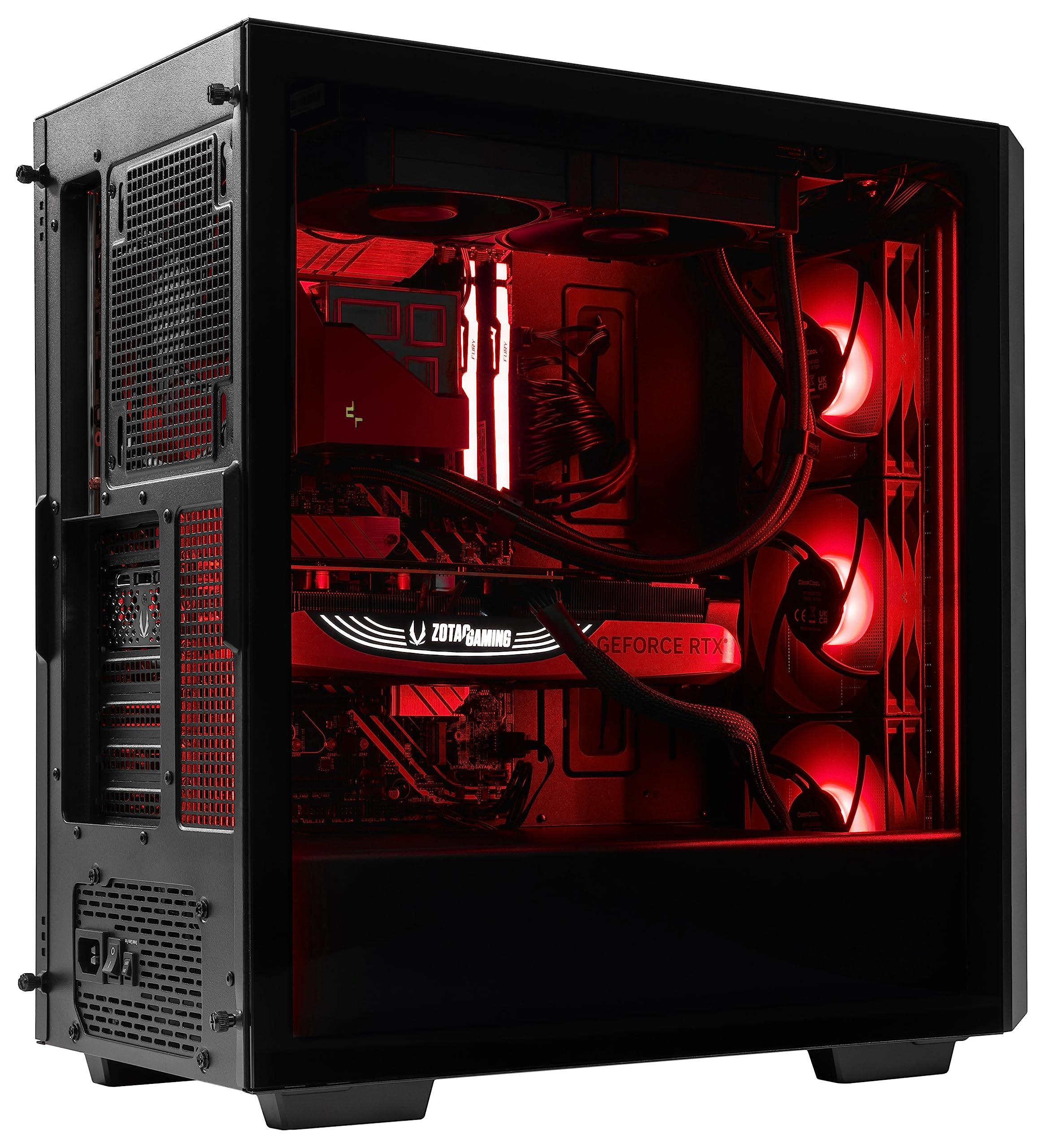 ArsenalPC CG540 Liquid Cooled Gaming Desktop PC i9-13900KF 3.00GHz 24 core - RTX 4090 24 GB - 4TB NVMe + 2TB HDD - 128GB DDR5(4X32GB) - 1000W - Windows 11