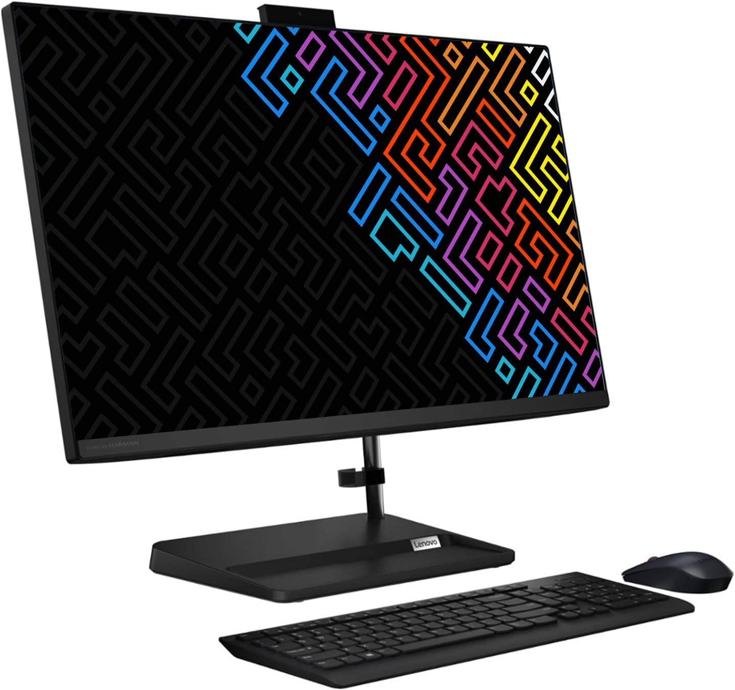 Lenovo IdeaCentre 3i 27" FHD Touchscreen All-in-One Desktop Computer - 13th Gen Intel 10-Core i7-13620H up to 4.9GHz CPU, 16GB RAM, 4TB NVMe SSD, Intel UHD Graphics, Audio by Harman, Windows 11 Home