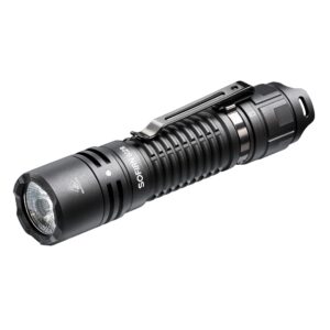 sofirn sc28 rechargeable flashlight, tactical flashlight 2800 high lumens with 6 modes, bright usb c led edc flash light ipx8 for camping, emergency, hunting, repair, night work, outdoor, hiking