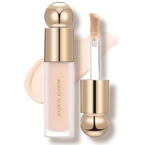 hydrating concealer, lightweight full coverage concealer for dark spots, long-lasting, conceals and corrects, hydration and highlights, light sand shade, satin finish, all-day wear, 0.265 fl oz (105#)