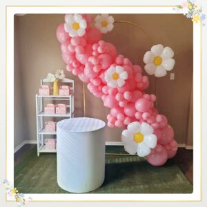 6.6Ft Metal Arch Backdrop Stand, Gold Wedding Balloon Arched Backdrop Stand for Wedding Ceremony Birthday,Party,Friends Gathering,Christmas,Garden Decoration