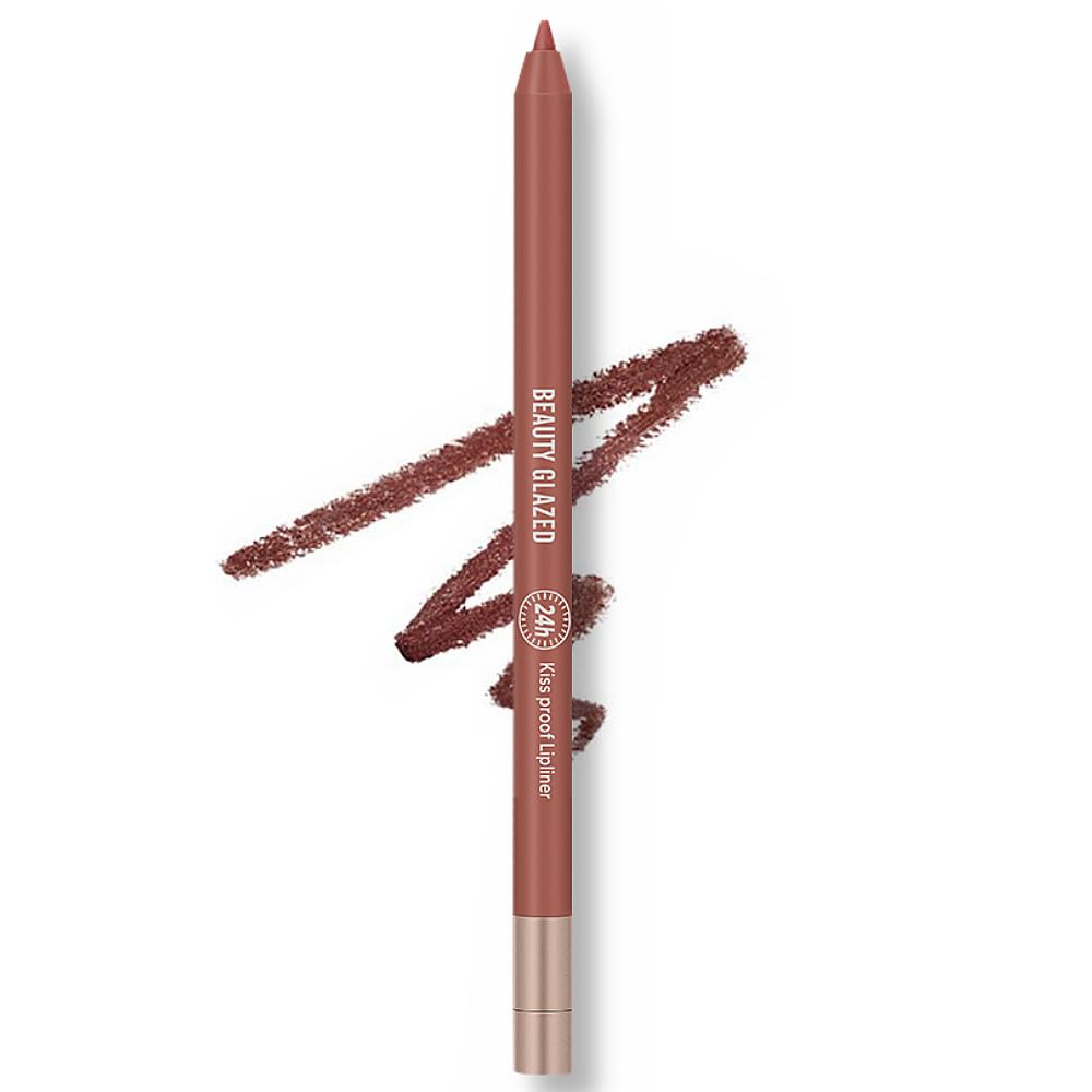 MYUANGO Lip Liner Pencil -Vegan and Creamy Formula, 24-Hour Long-Wear, Waterproof & Smudge-Resistant (B107)