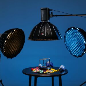 Aputure Light Dome III 35'' Softbox Bowens Mount with Diffuser Cloth and Honeycomb Grid,Quick-Setup Quick-Folding for Studio Photography,for Amaran Series, Aputure 600D,600X,300X etc