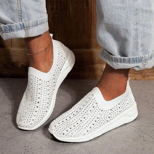 Today 2023 Orthopedic Sneakers Walking Shoes Womens Fashion Lace-Up Shoes Lightweight Tennis Shoes