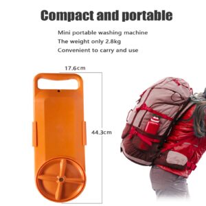 Portable Mini Washing Machine, Bucket Mounted Washing Machine, Compact Semi Automatic Washer Laundry with Digital Display and Leakage Protection Fit for Dormitories Apartment