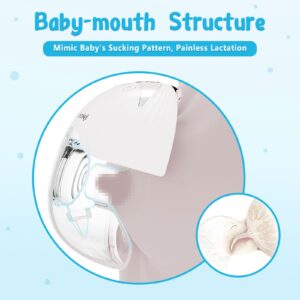 Wearable Breast Pump Hands Free: - Double Electric Portable Breastfeeding Pump, Automatic Wireless Breastpump Handsfree, Painless Hidden Pumpables Milk Extractor Rechargeable 2 Pack