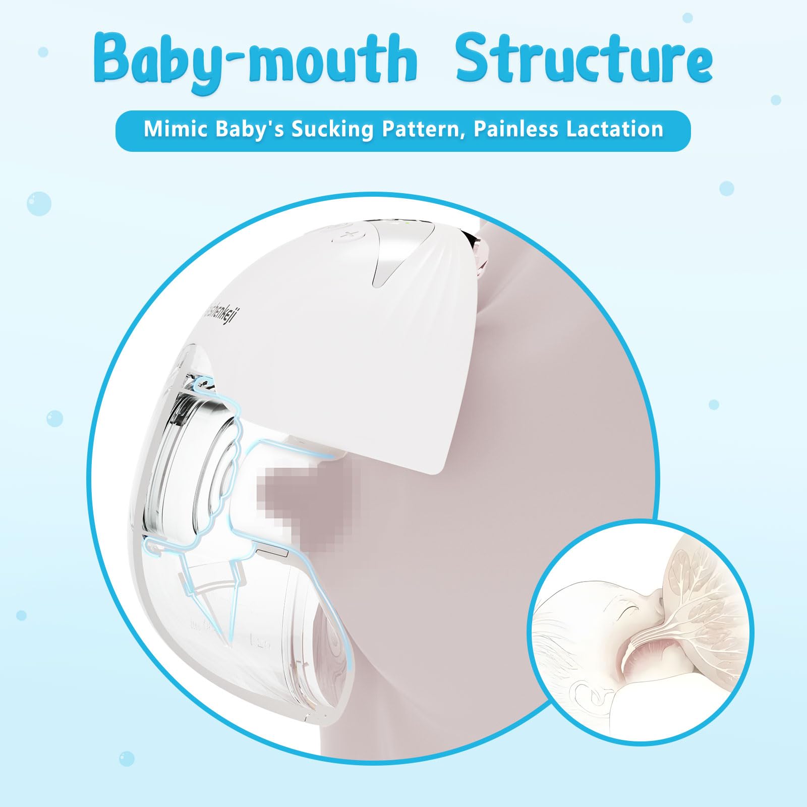 Wearable Breast Pump Hands Free: - Double Electric Portable Breastfeeding Pump, Automatic Wireless Breastpump Handsfree, Painless Hidden Pumpables Milk Extractor Rechargeable 2 Pack