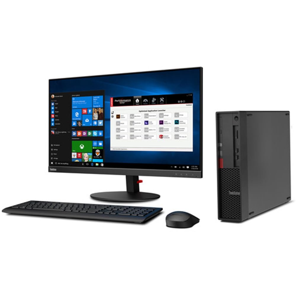 LENOVO ThinkStation P330 SFF Desktop Computer, Intel Six-Core i7-8700T, 16GB RAM, 1TB SATA SSD, Intel UHD Graphics 630, WiFi, Bluetooth, SD Card Reader, Windows 10 Pro (Renewed)