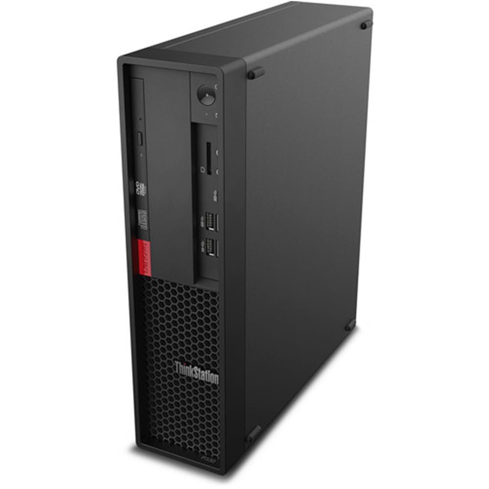 LENOVO ThinkStation P330 SFF Desktop Computer, Intel Six-Core i7-8700T, 16GB RAM, 1TB SATA SSD, Intel UHD Graphics 630, WiFi, Bluetooth, SD Card Reader, Windows 10 Pro (Renewed)