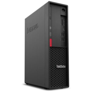 LENOVO ThinkStation P330 SFF Desktop Computer, Intel Six-Core i7-8700T, 16GB RAM, 1TB SATA SSD, Intel UHD Graphics 630, WiFi, Bluetooth, SD Card Reader, Windows 10 Pro (Renewed)