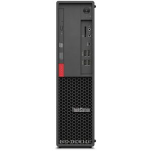 LENOVO ThinkStation P330 SFF Desktop Computer, Intel Six-Core i7-8700T, 16GB RAM, 1TB SATA SSD, Intel UHD Graphics 630, WiFi, Bluetooth, SD Card Reader, Windows 10 Pro (Renewed)