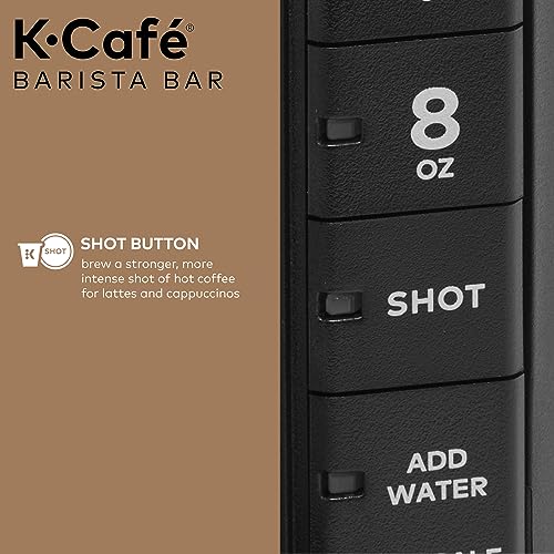 Keurig K-Café Barista Bar Single Serve Coffee Maker and Frother, Black