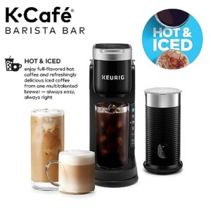 Keurig K-Café Barista Bar Single Serve Coffee Maker and Frother, Black