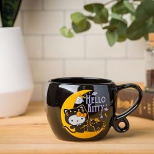 Silver Buffalo Sanrio Hello Kitty Halloween Loop Handle Ceramic Mug, 15.9 ounces