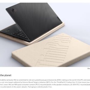 Lenovo Gen 11 ThinkPad X1 Carbon Laptop with Intel Core i5-1335U Processor, 14" WUXGA Non-Touch Display, 16GB LPDDR5 RAM, 512GB Gen4 Performance SSD, Thunderbolt, Backlit Keyboard and Windows 11 Pro