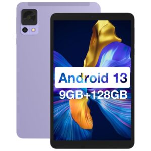 doogee t20 mini tablet,8 inch android 13 tablets octa core 9gb(4+5gb) + 128gb rom expand 1tb, fhd display, 5060mah battery, face unlock, wifi 2.4g/5g tablet, dual camera 13mp+5mp