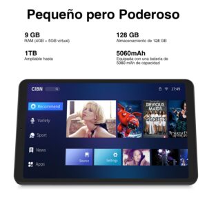 DOOGEE T20 Mini Tablet,8 Inch Android 13 Tablets Octa Core 9GB(4+5GB) + 128GB ROM Expand 1TB, FHD Display, 5060mAh Battery, Face Unlock, WiFi 2.4G/5G Tablet, Dual Camera 13MP+5MP