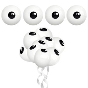 50pcs eyeball balloons - latex eye balloons halloween decorations garland supplies for birthday baby shower party