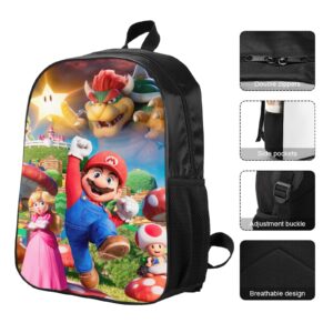 Kids 3pcs Backpack Set with Lunch Box and Pencil Bag Boy Girls Cartoon School Bag Travel Backpack Back to School Supplies