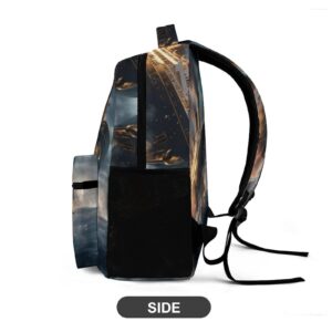 Titanic Cruise Ship Boat Cute Backpack Lightweight Dayback Printed Back Pack with Front Pocket Durable Design