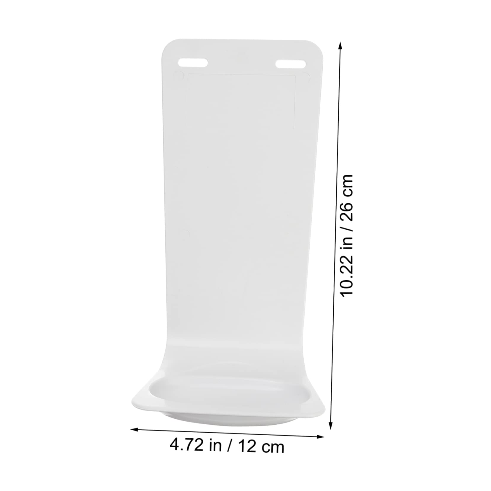 Zerodeko Water Tray Wall soap Dish Wall Hand Soap Dispenser Wall Mount drip Tray Bathroom Drip Tray Droplet Tray Drinking Water Machine Dispenser Foam Spray White Dispensing Tray Plastic