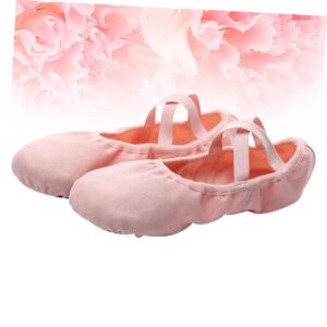 SOIMISS Women Flats Shoes Kids Ballet Shoes Leather Flats for Women Canvas Ballet Shoes Womens Ballet Shoes Soft Sole Shoes Ballet Slipper Sole Ballet Shoe Ballet Dance Shoes Dancing Shoes