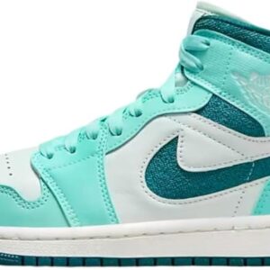 Nike Jordan 1 Mid Women Bleached Turq/Sky J Teal DZ3745-300 9.5